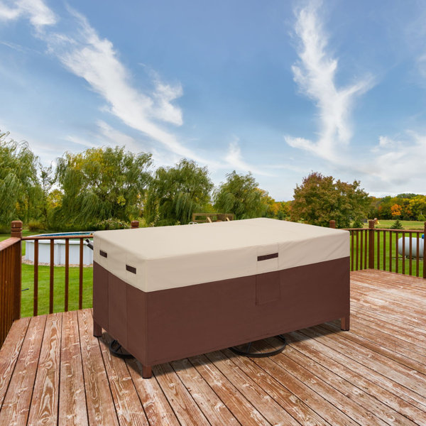 Ebern Designs Breathable Patio Dinning Set Cover Wayfair